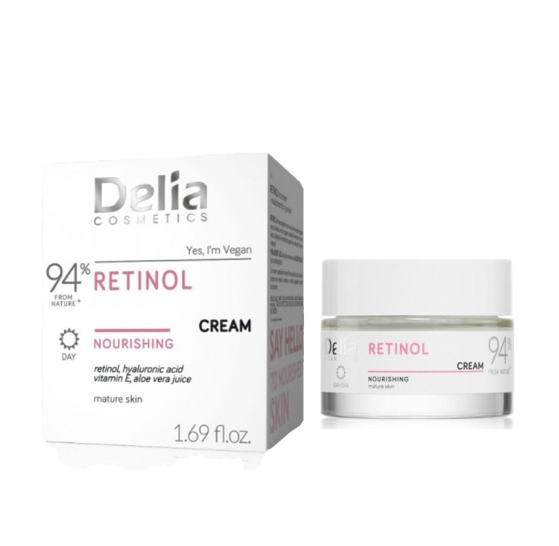 Delia face cream retinol 50ml %94 from nature