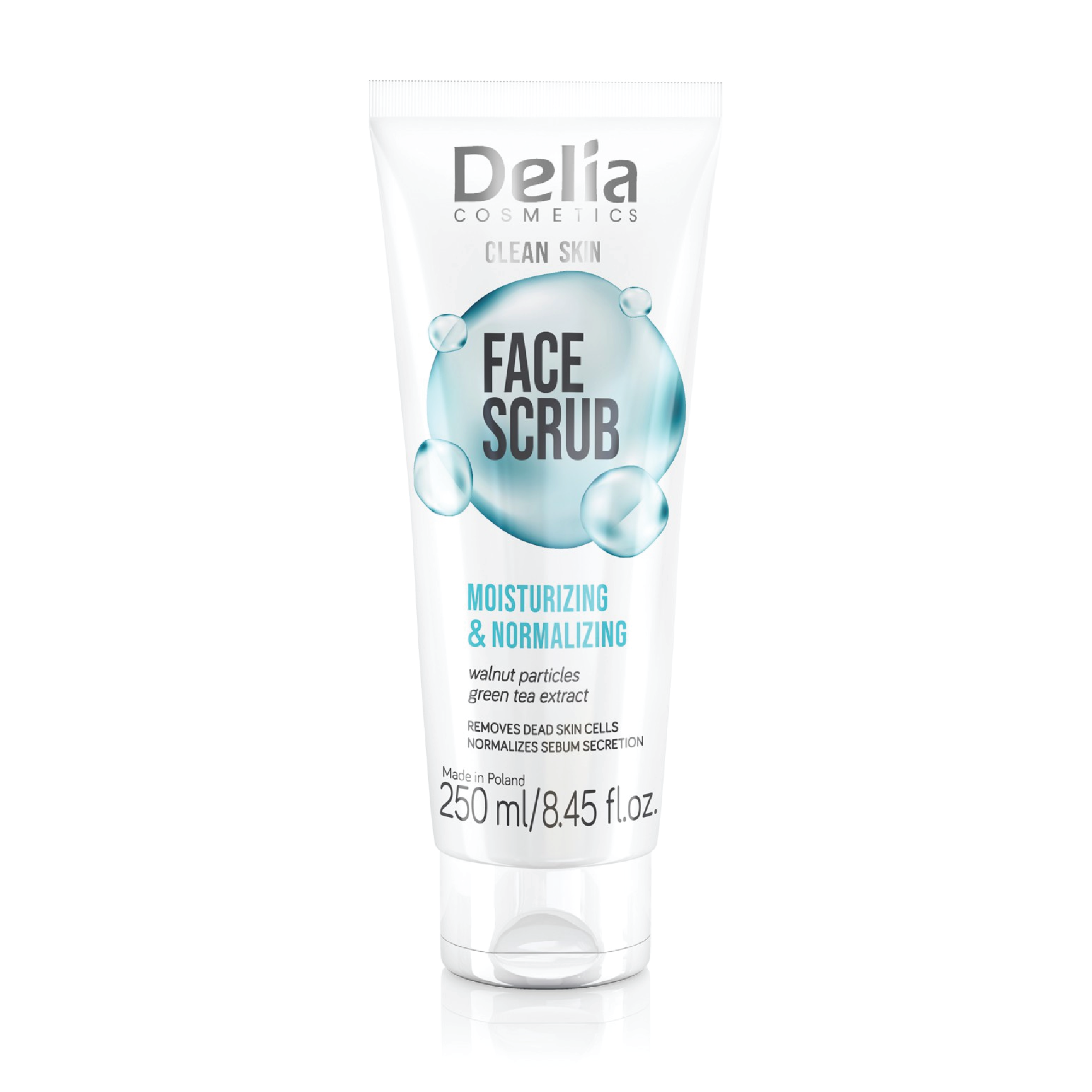 Delia moisturizing & normalizing face scrub 250ml