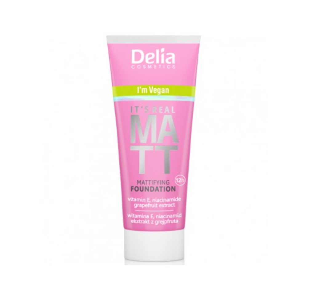 Delia its real matt foundation vegan 30 ml