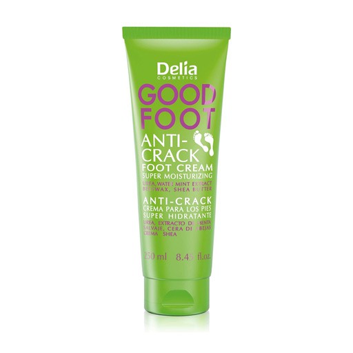 Delia good foot anti crack foot cream super moisturizing 250 ml