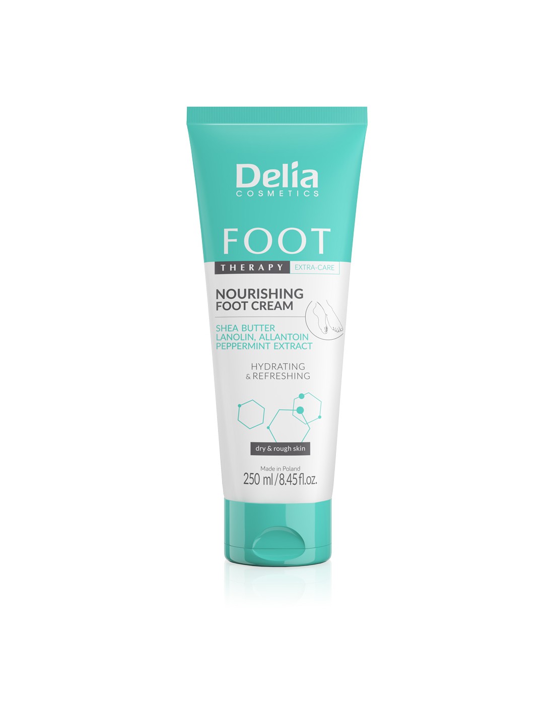 Delia foot therapy nourishing foot cream 250 ml