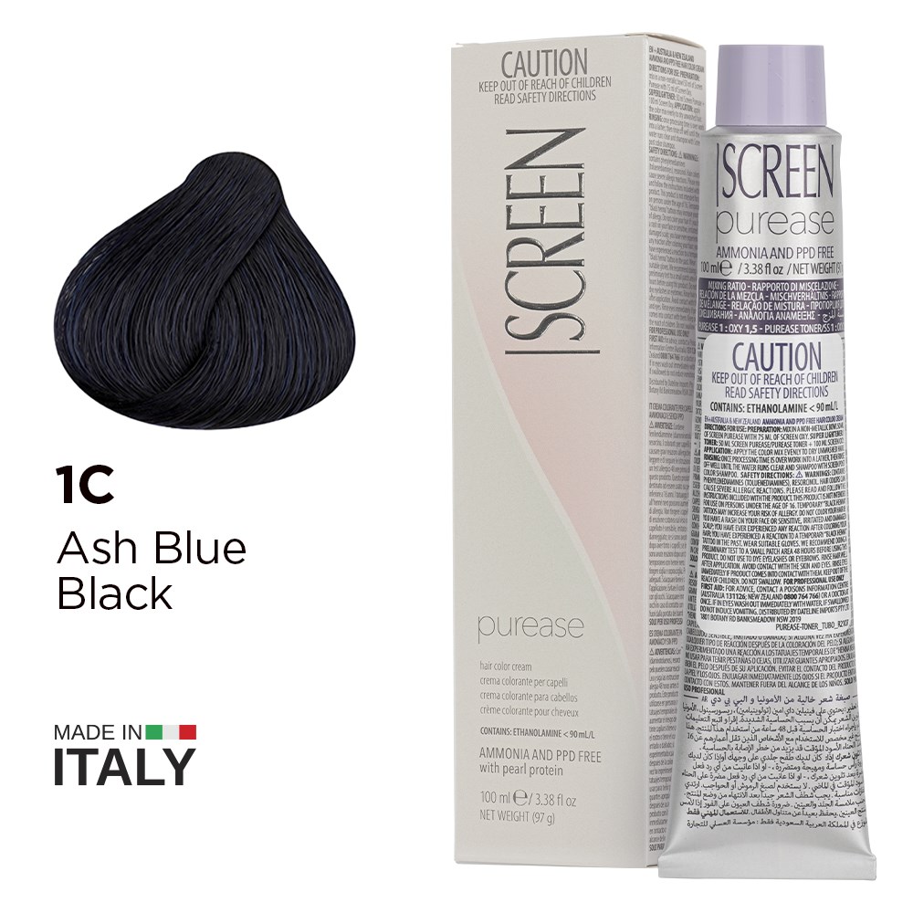Screen purease color cream 1c ash blue black