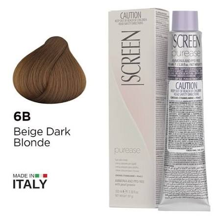 Screen purease color cream 6b beige dark blonde