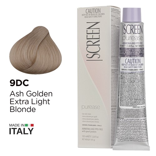 Screen purease color cream 9dc ash golden extra light blonde