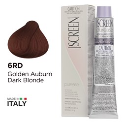 Screen purease color cream 6rd golden auburn dark blonde