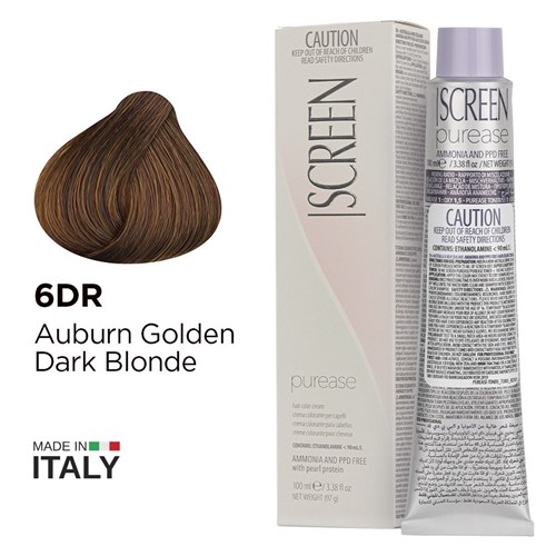 Screen purease color cream 6r auburn dark blonde