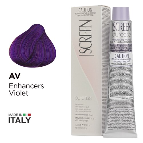Screen purease color cream av violet