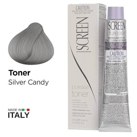 Screen purease color cream silver candy
