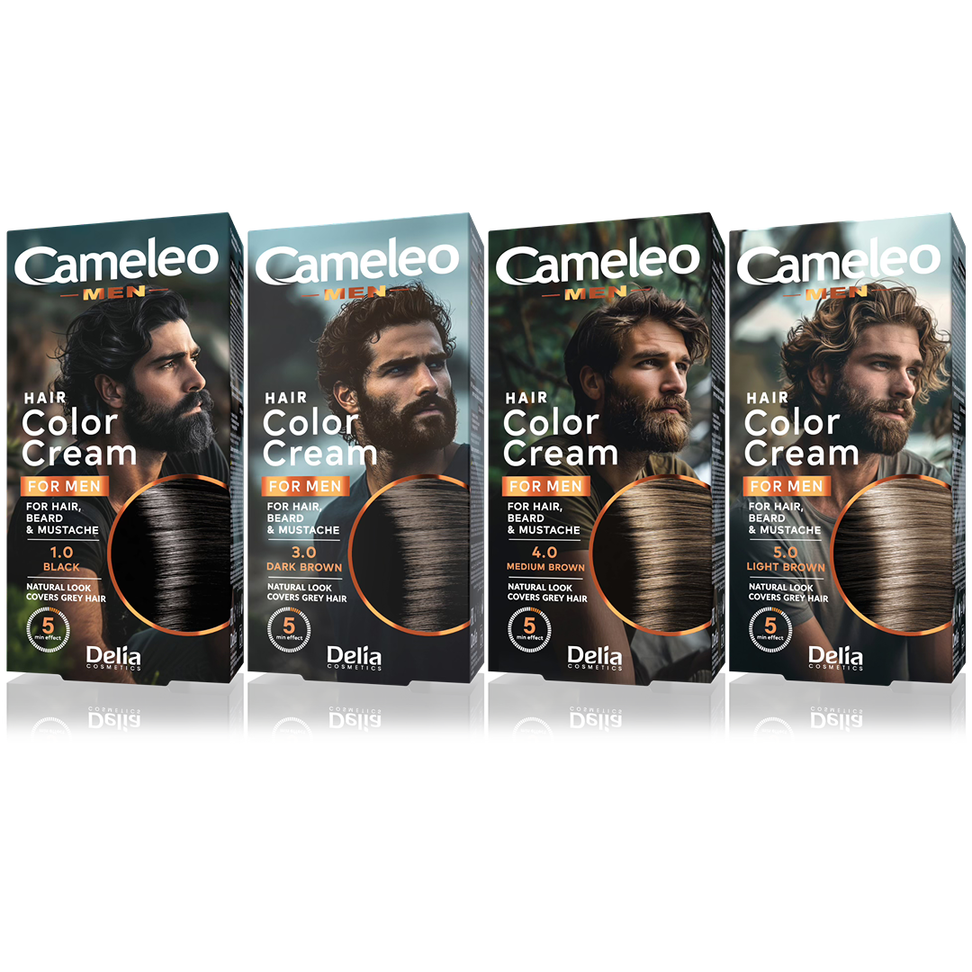 Delia cameleo men hair color cream ( 4 tone available )