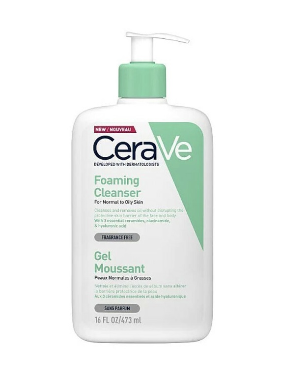 Cerave Foaming Cleanser normal to oily 473 ml