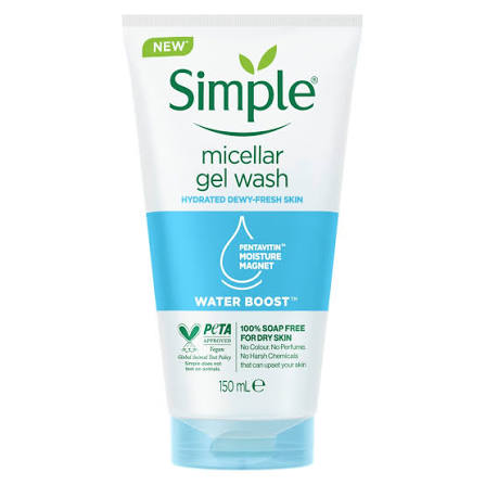 Simple micellar gel wash 150 ml