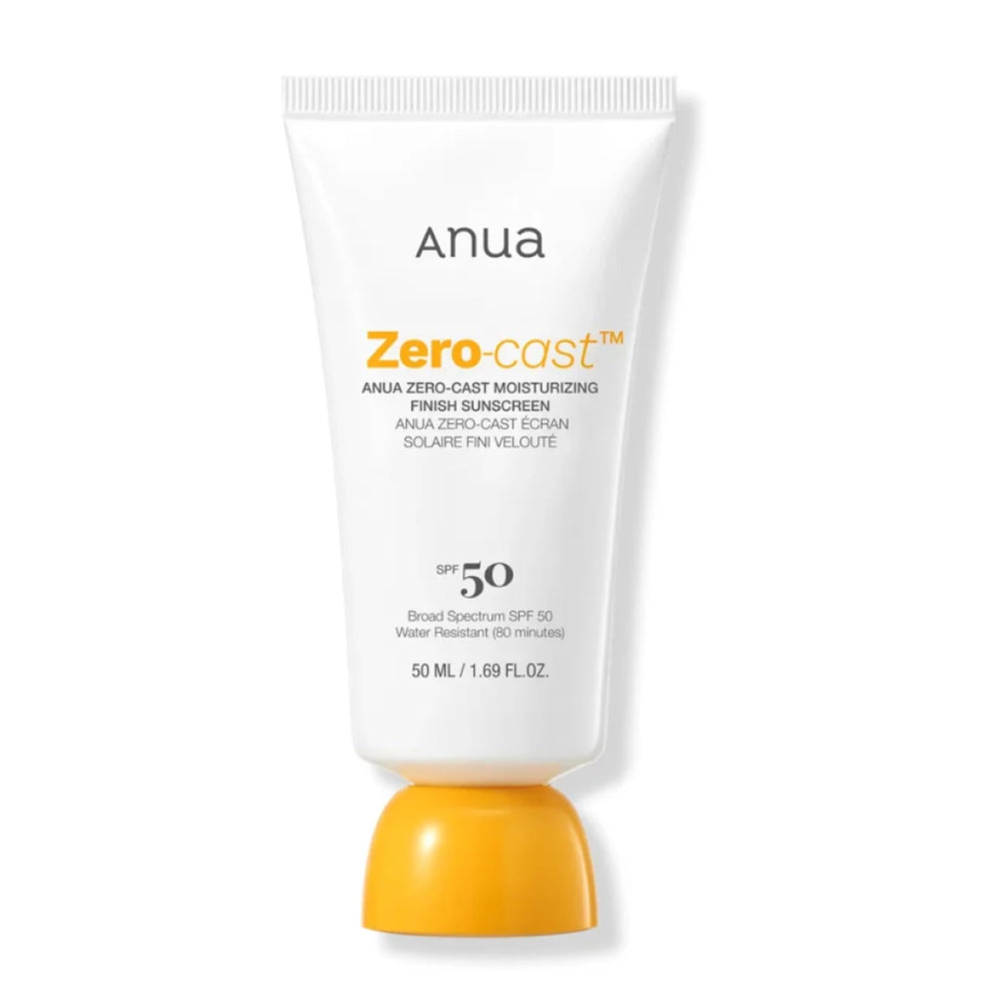Anua Zero-Cast Moisturizing Finish Sunscreen 50ml